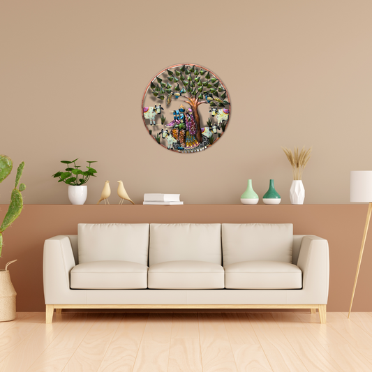 Radha Krishna Wall Art – Elevate Your Home with Divine Beauty